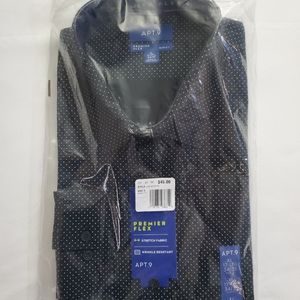 🎁NWT Black Men's Dress Shirt